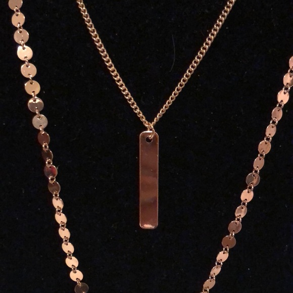 Double layered necklace - Picture 5 of 8